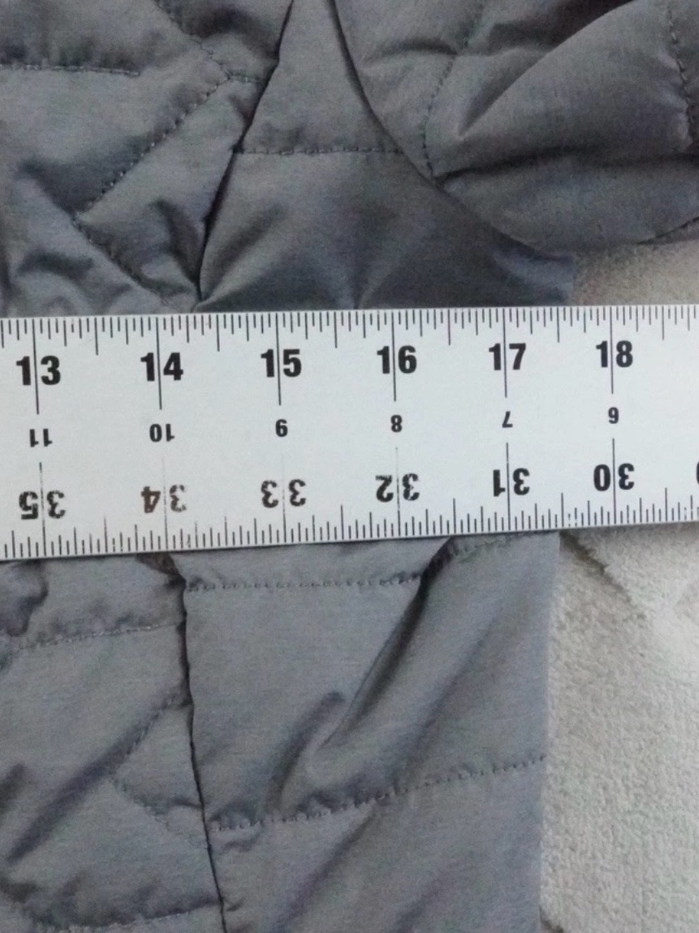 The North Face Tamburello Insulated Quilted Jacket Womens Small Gray Full Zip - Picture 6 of 10